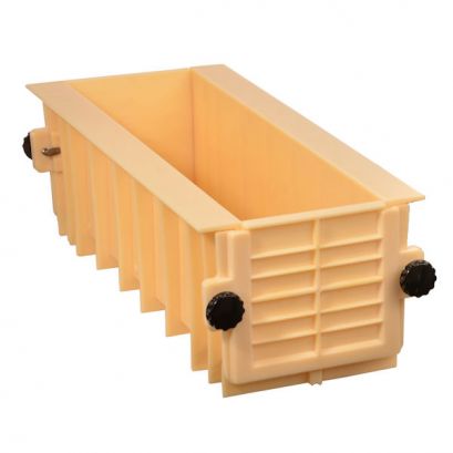 Molde para vigas de concreto de plastico, 6 x 6 x 21 pulgadas (15 x 15 x 53 cm)